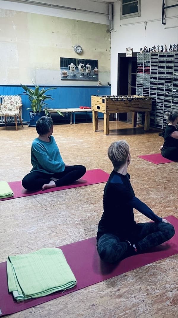 Yoga am Abend